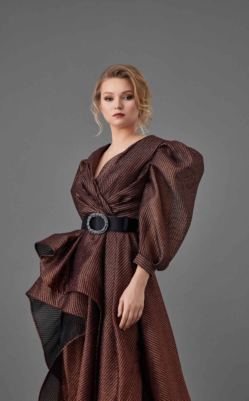 In Couture 5083 Dress Brown