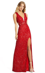 2 of 4 Mac Duggal 5086M Dress Red