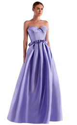 1 of 2 Edward Arsouni Couture SS0508 Dress Lavender