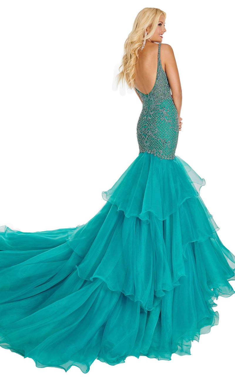 Rachel Allan 5099 Dress Jade