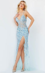 1 of 4 Jovani 05872 Light-Blue