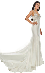 2 of 6 Rachel Allan 5102 Dress White