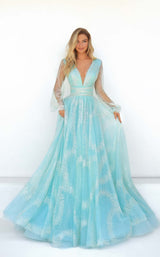 1 of 2 Tarik Ediz 51026 Dress Mint