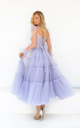 2 of 2 Tarik Ediz 51036 Dress Lilac