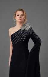 4 of 4 In Couture 5103 Dress Black
