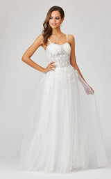 1 of 2 Lara 51042 Dress Ivory