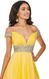 4 of 6 Rachel Allan 5105 Dress Yellow