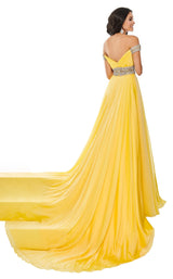 3 of 6 Rachel Allan 5105 Dress Yellow