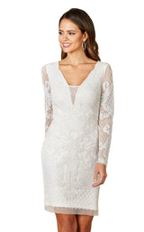 1 of 2 Lara 51052 Dress Ivory
