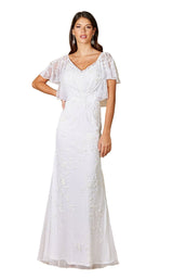 1 of 2 Lara 51056 Dress Ivory