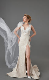 2 of 4 In Couture 5105 Dress Ivory
