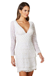 1 of 2 Lara 51062 Dress Ivory