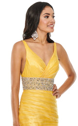 Rachel Allan 5108 Dress Yellow