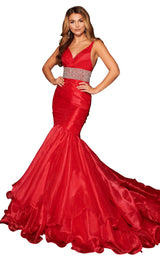 Rachel Allan 5108 Dress Red