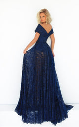 2 of 2 Tarik Ediz 51086 Dress Navy