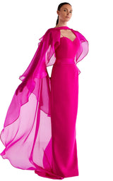 1 of 2 Edward Arsouni Couture SS0510 Dress Fuchsia