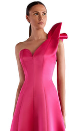 2 of 2 Edward Arsouni Couture SS0511 Dress Fuchsia