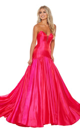 1 of 6 Rachel Allan 5112 Dress Magenta