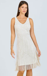 1 of 2 Lara 51134 Dress Ivory