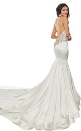 3 of 5 Rachel Allan 5114 Dress White