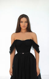 4 of 4 Tarik Ediz 51140 Dress Black