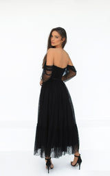 3 of 4 Tarik Ediz 51140 Dress Black