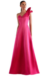 1 of 2 Edward Arsouni Couture SS0511 Dress Fuchsia