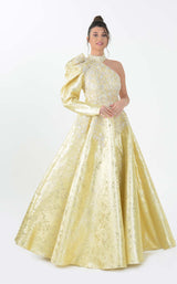 1 of 4 In Couture 5137 Dress Yellow