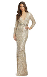 1 of 3 Mac Duggal 5140D Dress Nude