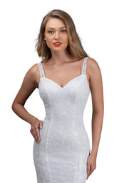 3 of 4 Nina Canacci 5142 Dress Diamond-White