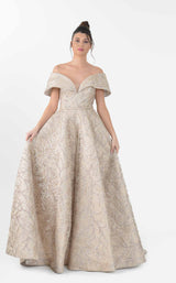 1 of 2 In Couture 5145 Dress Champagne