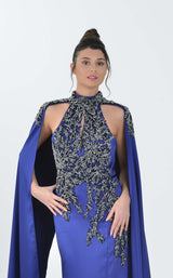 6 of 10 In Couture 5148 Dress Dark-Blue