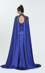 5 of 10 In Couture 5148 Dress Dark-Blue