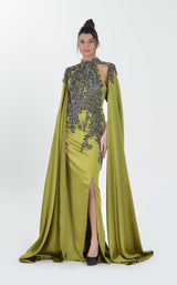 3 of 10 In Couture 5148 Dress Bright-Green