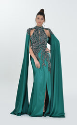 2 of 10 In Couture 5148 Dress Dark-Green