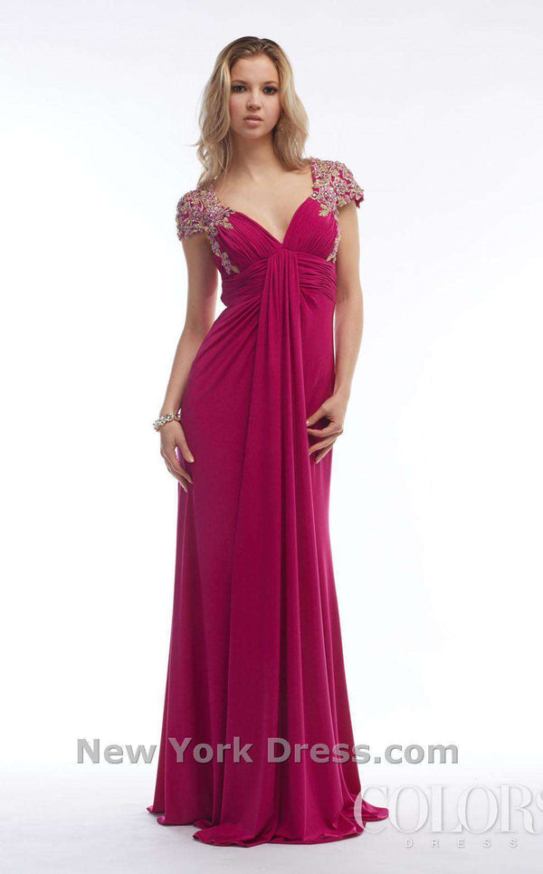 Colors Dress 1107 Raspberry