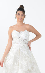3 of 4 In Couture 5151 Dress White