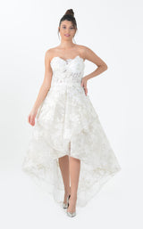 1 of 4 In Couture 5151 Dress White