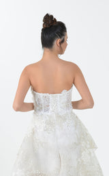 4 of 4 In Couture 5151 Dress White