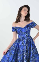 3 of 4 In Couture 5157 Dress Blue