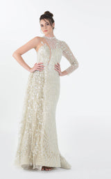1 of 4 In Couture 5161 Dress Beige