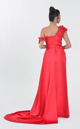 2 of 4 In Couture 5163 Dress Bordeaux