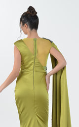 4 of 4 In Couture 5169 Dress Green