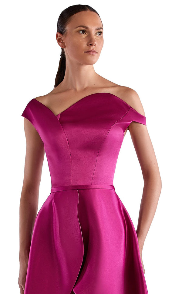Edward Arsouni Couture SS0517 Dress Fuchsia