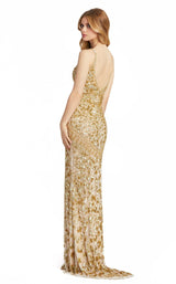 2 of 3 Mac Duggal 5171 Dress Gold