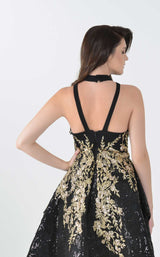 4 of 4 In Couture 5173 Dress Black-Gold