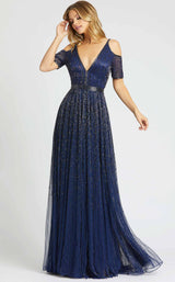 1 of 3 Mac Duggal 5175 Dress Navy