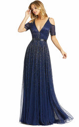 1 of 4 Mac Duggal 5175D Dress Navy