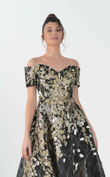 3 of 4 In Couture 5175 Dress Black-Gold