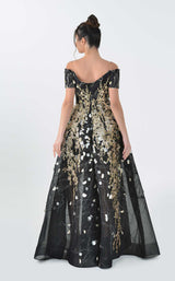 2 of 4 In Couture 5175 Dress Black-Gold